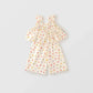 2025 Summer Korean Style All Cotton Girls’ Sweet Fashion Colorful Polka Dot Two-Piece Set - Halter Top & Wide Leg Pants