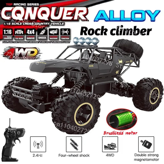 4WD RC автомобіль 1:12 позашляховик 4x4 радіокерований автомобіль баггі вантажівка для гонок дрифт з LED підсвіткою іграшка подарунок для хлопчиків дівчаток дітей