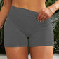 Women High Waist Workout Shorts Yoga Short Pant