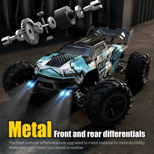 1:16 4WD RC автомобіль 70 км/год або 50 км/год з LED пультом дистанційного керування, високошвидкісний дрифт-монстр 4x4 вантажівка для дітей проти Wltoys 144001 іграшки