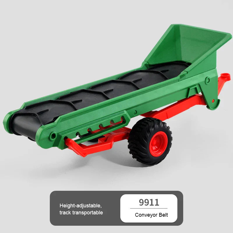 Радіокеровані іграшки RC Автоприцеп для фермерського трактора 1/24 2.4G Дистанційне керування Інженерна будівельна вантажівка Фермерська машина подарунок для дітей хлопчиків