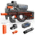 Electric Gel Gun in Transparent Black! Fully Automatic Splatter Ball Toy, Perfect for Outdoor Shooting Games (No Bullets)