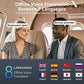 AI навушники-перекладач 3 в 1 з підтримкою акцентів, навушники для перекладу в реальному часі 144 мови та акценти для подорожей і бізнесу, іврит