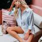 Elegant Long Sleeve Lapel Shirt Casual Spring Fall Button Loose Blouse Vintage Harajuku Solid Office Lady Top Cotton Linen Tunic