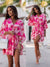 Elegant Summer Ruffl Mini Dress Office Dress for Women's Casual Bat Sleeve Flowers Print Bohemian Beach Vacation Sundress Women