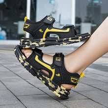Summer Popular Hook Loop Fastener Camouflage Beach Sandals Water Children's Sports Slippers Boys Lightweight Anti Slip Shoes