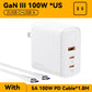 Зарядний пристрій VOLTME 100W GaN для Macbook, планшета, USB Type C, швидка зарядка для iPhone 15 14 13 12, Quick Charge 4.0 3.0