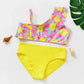 2-8Y New Fashion Kid Unicorn Design Bikini Set Lovely Two Pieces Child Swimwear Cute Girl Flouncing Swimsuit Summer Beachwear
