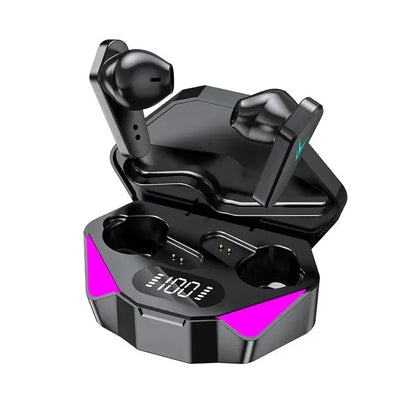 X15 TWS ігрові бездротові Bluetooth-навушники з мікрофоном, басовим звуком, 9D стерео музикою, HiFi гарнітура для геймерів, сумісна з усіма телефонами