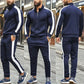 Casual Tracksuits Mens Autumn Fashion Side Striped Jackets And Pants Two Piece Sets For Men Sports Fitness Sweatsuits Streetwear