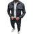 Men Two-piece Suit Set Winter Thick Warm Casual Suit Outfit Long Sleeve Coat Long Trousers Set Fashion Men's Activewear Outwear