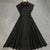 VGH Solid Color Patchwork Sashes Women's Party Dresses Lapel Short Sleeve High Waist Spliced Hollow Out Pleated Dress Female New