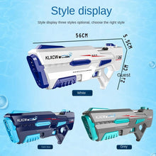 Summer Pool Toy Automatic Absorbing Water Gun Integrated Manual and Automatic Watergun Electric Water Gun with Lighting Toy Gun