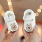 Cute Bear Soft Sole Comfortable Sandals for Infants and Toddlers Baotou Anti Kick First Step Shoes 0-18 Months