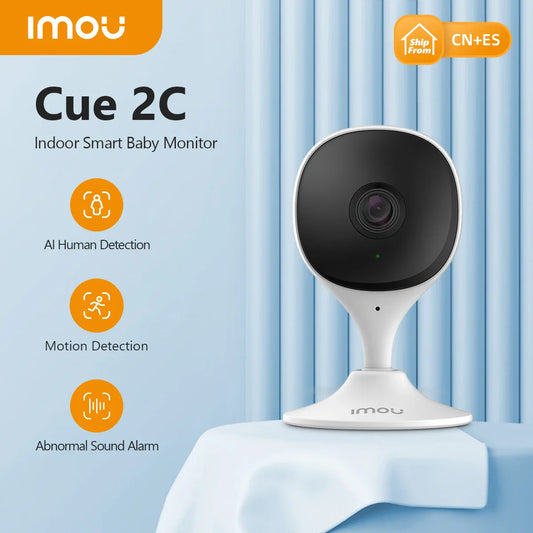 IMOU Cue 2C 1080P Відеокамера безпеки для дій в приміщенні, дитячий монітор, CCTV відео, міні-система спостереження, Wi-Fi IP камера з нічним баченням