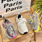 Women High Platform 6CM Casual Sneakers 2024 New Spring Lace-up Chunky Sneakers Korean All-match Designer Street Shoes Woman