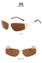 Y2k Sunglasses Women Men Oversized Brand Designer Gradient Goggle Sun Glasses Steampunk Glasses Shades Eyewear Mirror Eyeglasses