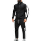 Casual Tracksuits Mens Autumn Fashion Side Striped Jackets And Pants Two Piece Sets For Men Sports Fitness Sweatsuits Streetwear