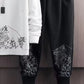 Pockets Jogging Suit Men's Mountain Print Casual Tracksuit Set with O-neck Sweatshirt Jogger Pants for Autumn Winter Men