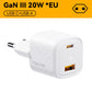 VOLTME USB C настінний зарядний блок 20W Power Delivery + QC3.0 USB A подвійний порт швидкої зарядки Type C для iPhone 15 14 13 12 Pro Max