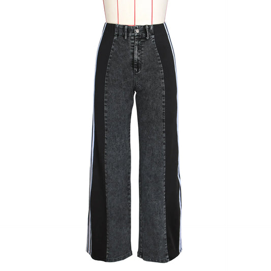 Wide Leg Jeans Cargo Pants Sexy Women High Waist Elegant Streetwear Denim Casual Straight Trousers