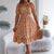 Summer Women's Beach Dress Floral 3D Print Square Neck Short-Sleeved Ladies Waist Ruffled A-Line Dress For Women Holiday Dresses