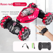 4WD RC Drift Car With Music Led Lights 2.4G Gesture Radio Remote Control Spray Stunt Car 360° Rotating Climbing Car Toys Gift