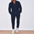 Europe and the United States men's new casual suit men's 100% cotton monochrome autumn fashion home loose long-sleeved shirt