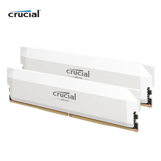 Crucial Pro DDR5 RAM 2x16GB 6000MHz, 6400MHz розгін оперативної пам’яті для настільних ігрових комп’ютерів, сумісна з Intel XMP 3.0 та AMD Expo