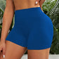 Women High Waist Workout Shorts Yoga Short Pant