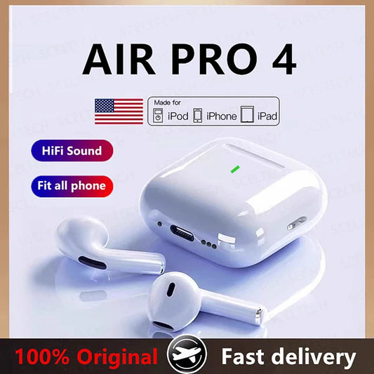 Оригінальні бездротові Bluetooth-навушники Air Pro True Wireless з HiFi звуком, низькою затримкою та шумозаглушенням для iPhone та Android