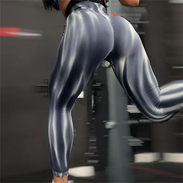 New Tiedye Gym Leggings Seamless Women Push Up Stretch Pants Scrunch Sports High Waist Booty Lifting Workout Yoga Leggins Nylon
