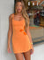 JULISSA MO Knit Print Vacation Sexy Backless Women Dress Blue Spaghetti Strap Mini Dress Female Summer New Casual Beachwear 2025