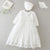 HETISO New Baby Girl Baptism Dresses Toddler Christening Gowns Children's Clothes Summer Birthday Wedding Dress for Newborn 3-24