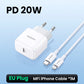 UGREEN Швидка зарядка 4.0 3.0 QC PD Зарядний пристрій 20W QC4.0 QC3.0 USB Type C Швидкий зарядний пристрій для iPhone 16 15 14 Pro Xiaomi Телефон PDCharger
