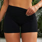 Women High Waist Workout Shorts Yoga Short Pant