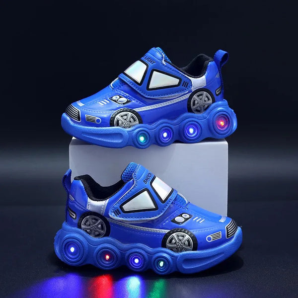 LED Shoes For Kids Boys Girls Luminous Sneakers Children Glowing Shoes With Light Up Sole Toddler Shoes Size 21-30
