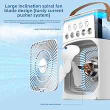 Portable Humidifier  Fan AIr Conditioner Household Small Air Cooler Hydrocooling Portable Air Adjustment For Office 3 Speed Fan