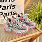 Women High Platform 6CM Casual Sneakers 2024 New Spring Lace-up Chunky Sneakers Korean All-match Designer Street Shoes Woman