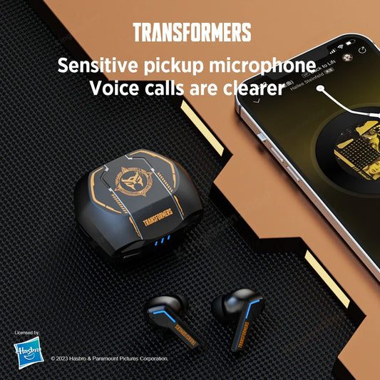 Навушники Transformers TF-T06 Bluetooth 5.3 з подвійним режимом, шумозаглушенням для відеоігор, HIFI-навушники зі стабільним з'єднанням