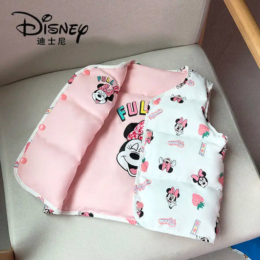 Disney Children's cartoon Mickey Mouse Minnie Down Vests Warm Coats