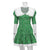 Summer Floral Printed Patchwork Mini Dress Female V-Neck Short Sleeve Slim Fashion Elegant Party Dresses Gown For Women Vestidos