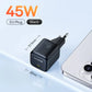 Baseus Picogo 45W USB зарядний пристрій PD QC 3.0 швидка зарядка швидкий зарядний пристрій для iPhone 16 15 14 Pro дорожній зарядний пристрій для телефону Samsung S24