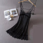 White Sleepwear Dressing Gown Sexy Backless Lace Nightgown Women Rayon Nightdress Lingerie Summer Nightwear Night Dress