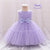 Summer Ceremony 1 Year Birthday Dress For Baby Girl Clothes Baptism Lace Princess Dress Girls Dresses Party Gown White Pink