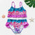 2-8Y New Fashion Kid Unicorn Design Bikini Set Lovely Two Pieces Child Swimwear Cute Girl Flouncing Swimsuit Summer Beachwear