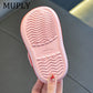 Children's Sandals DIY Female Cartoon Cute Dinosaur Home Soft Sole Indoor Small Children Toddler Baotou Baby Slippers Man