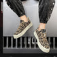 Men's Graffiti Prints Canvas Sneakers 2024 Spring Autumn Breathable Fashion Vulcanize Shoes Outdoor Lace Up Men Casual Shoes