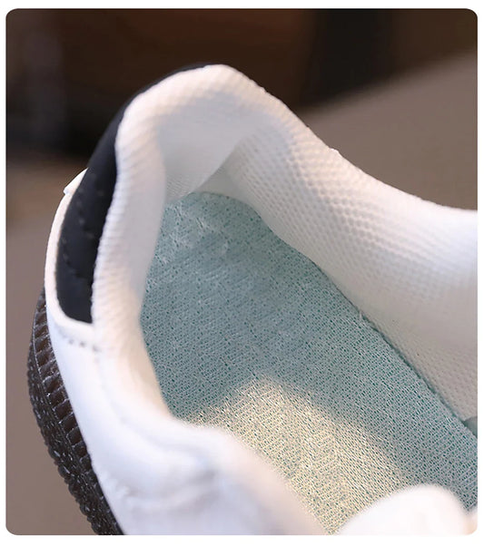Spring Sport Shoes For Children PU Leather Ergonomics Kids Sneakers Soft-soled Children's Sneakers Boy's Girl's Tennis Shoes