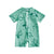 MISOWMNJOY Summer Children Boys Rash Guard Swimsuit Cute Octopus Print Zip Up Short Sleeve Baby Boys Swimwear Bathing Suit